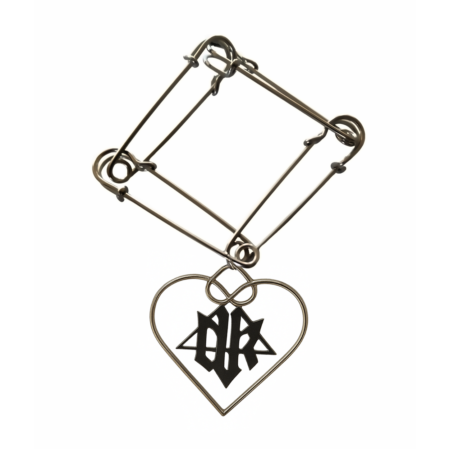 Safety Pin Punk Bracelet