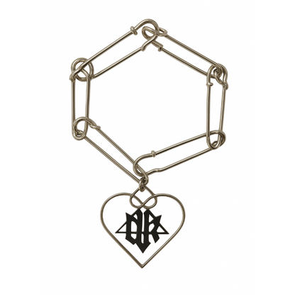 Safety Pin Punk Necklace