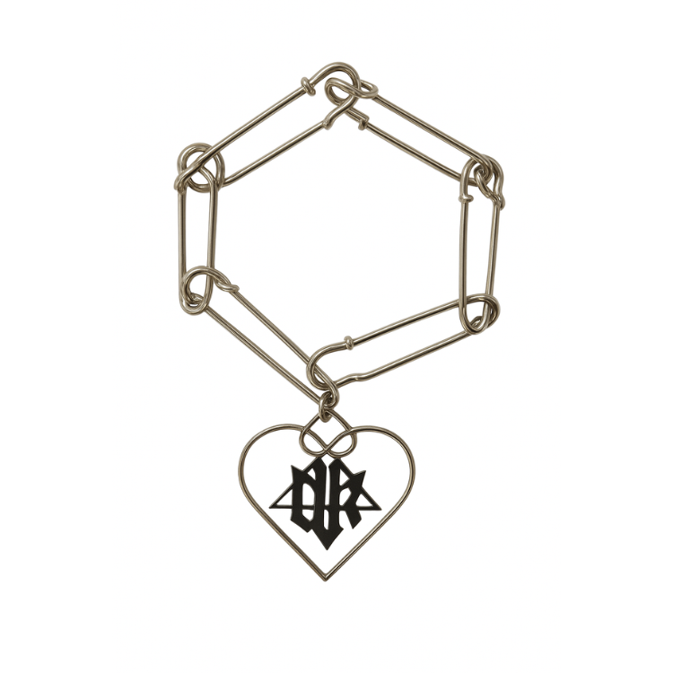 Safety Pin Punk Necklace